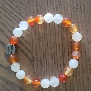 Handmade I Am Beautiful Affirmation Crystal Bracelet